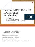 1-Comm and Society An Introduction