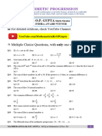 Arithmetic Progression