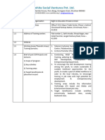 Basic Due Diligence Form - Training Partners