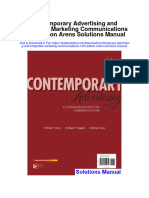 Contemporary Advertising and Integrated Marketing Communications 14th Edition Arens Solutions Manual