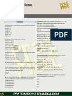 Lista de Exercícios de Plano Cartesiano