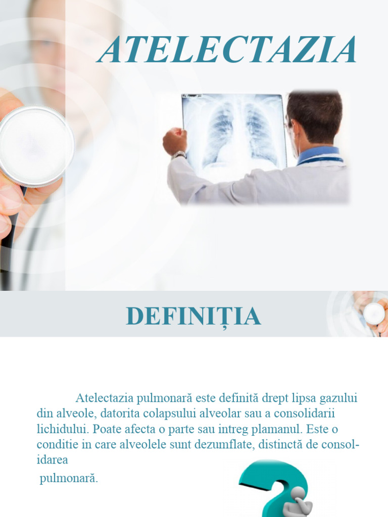Atelectazia | PDF