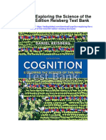 Cognition Exploring The Science of The Mind 6th Edition Reisberg Test Bank