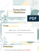 Konsep Dasar Metabolisme (Rangkuman 1)