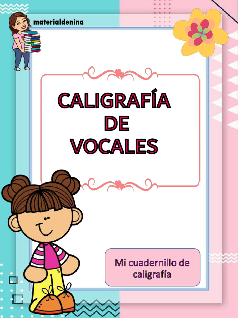 Cuadernillo Caligrafia de Vocales para Imprimir | PDF