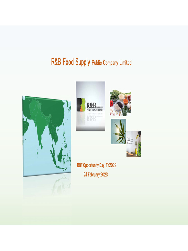 R&B Food Supply: Public Company Limited | PDF | Thailand | Equity (Finance)