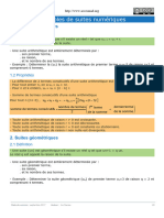 Exemples de Suites Numã©riques