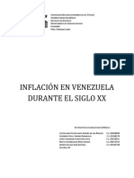 Inflación en Venezuela Durante El Siglo XX