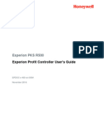 Experion PKS Profit Controller Users Guide EPDOC-x-463-En-500