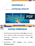 Pertemuan 1: Entrepreneurship