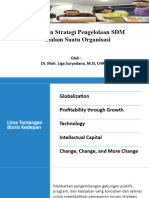 Kuliah Ke 2. Peranan Strategi Pengelolaan SDM