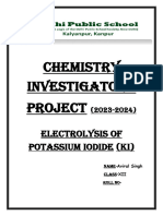 Chemistry Investigatory Project