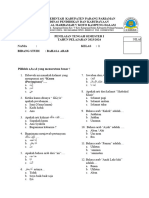 Pts Bahasa Arab Kelas 1