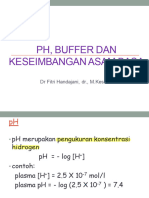 PH, Buffer Dan Keseimbangan Asam Basa Kuliah IKD 2 TH 2021