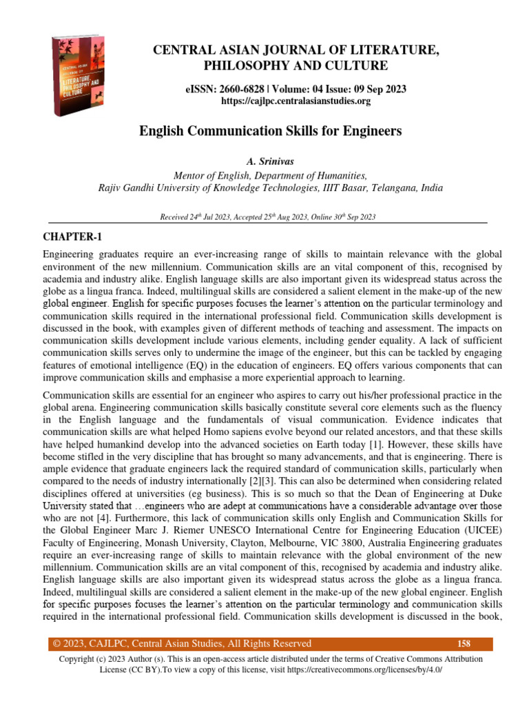 English Language And Communication Skills For Engineers Pdf