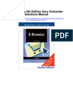 E Business 8th Edition Gary Schneider Solutions Manual