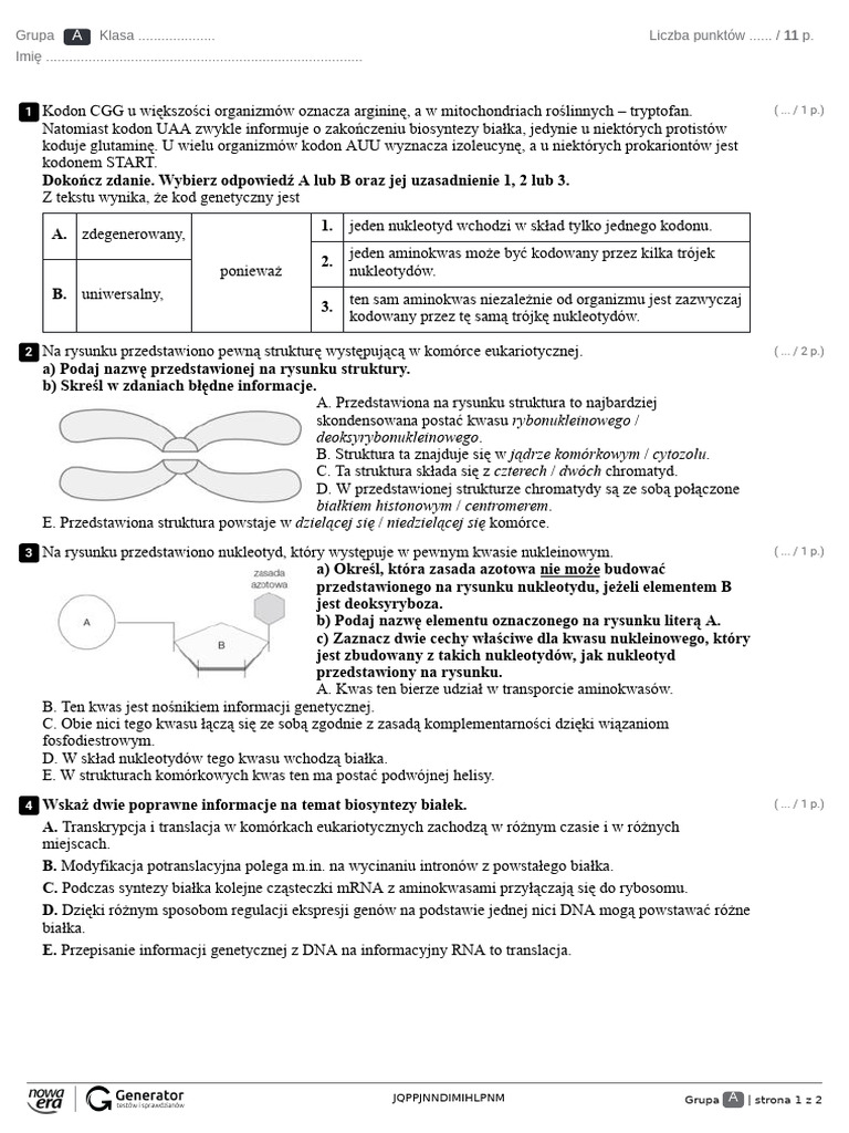 Lo Test (Z Widoczną Punktacją) PDF