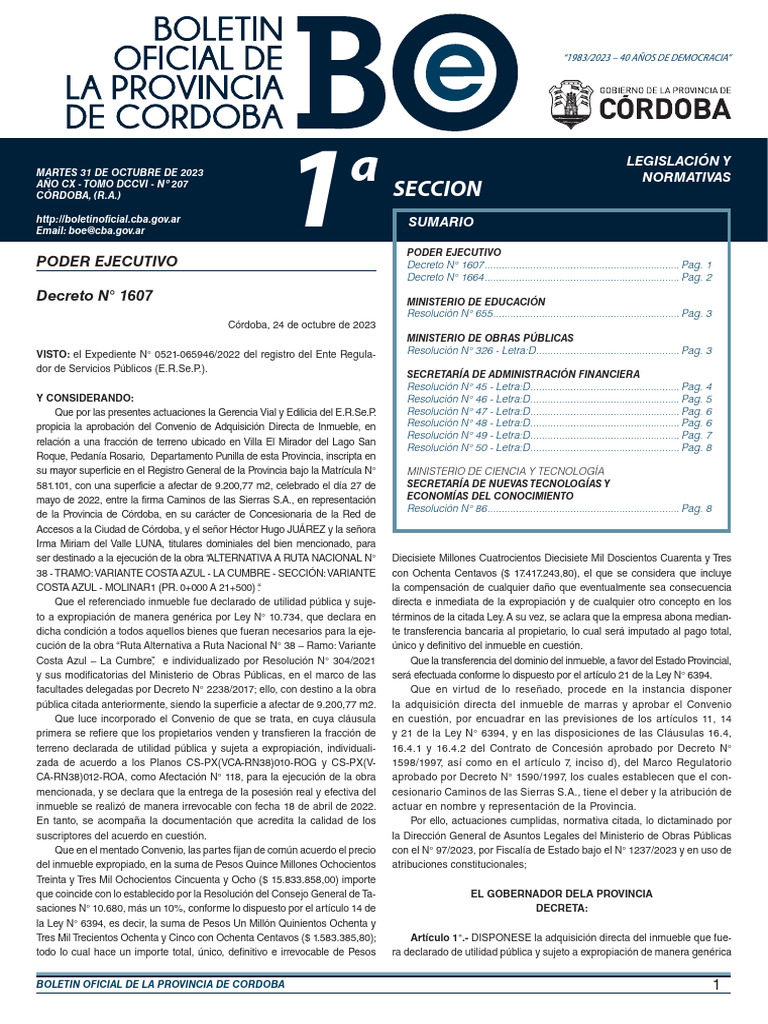 Calendario Escolar Córdoba 2024 PDF Presupuesto Dominio eminente