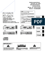 PD-101 PD-201 PD-SS01 PD-S601: (Important 1