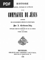 Histoire Religieuse Politique Et Litter a Ire de La Compagnie de Jesus (Tome 6)