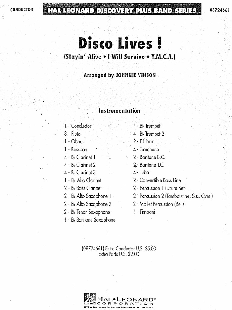 Disco Lives Johnnie Vinson PDF