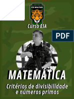 ESA MATEMÁTICA - Critérios de Divisibilidade e Números Primos