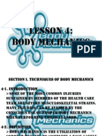 Body Mechanics