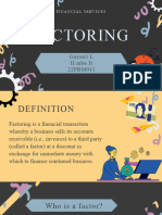 Factoring: Financial Services