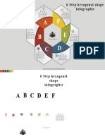 32.create 6 Step Hexagonal Shape Infographic