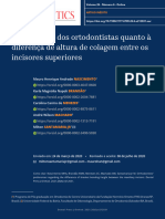 Preferências Dos Ortodontistas Quanto À Diferença de Altura de Colagem Entre Os Incisores Superiores