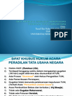 Sifat Khusus & Asas-Asas Hukum Acara Ptun