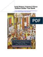 Essential World History Volume II Since 1500 7th Edition Duiker Test Bank