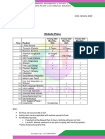 Website Plans Vendors