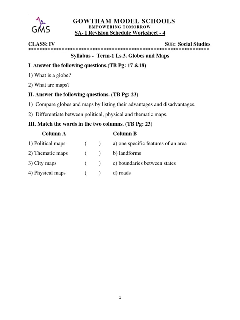 GRADE 4 SOCIAL SCIENCE SYLLABUS PDF visual data 4