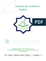 BUKU PRESTASI TPA Al-Mubarok 2021