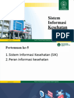 P5. Sistem Informasi Kesehatan