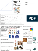 Year 7 DT Revision Guide June 2021