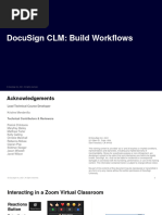 DocuSign CLM Build Workflows