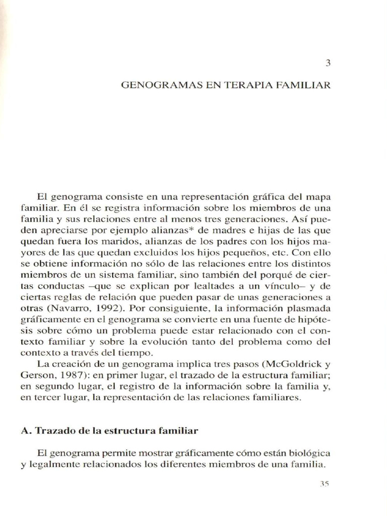 Genogramas en Terapia Familiar: Guía Visual | PDF | Matrimonio | Divorcio