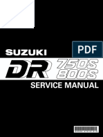 Suzuki DR 750 S - DR 800 S - Repair Manual - 1988-1997 - #2633