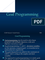 Goal Programming