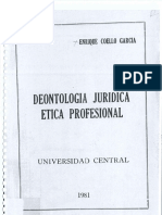 Deontología Jurídica - Etica Profesional