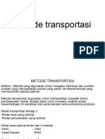 LP Metode Transportasi