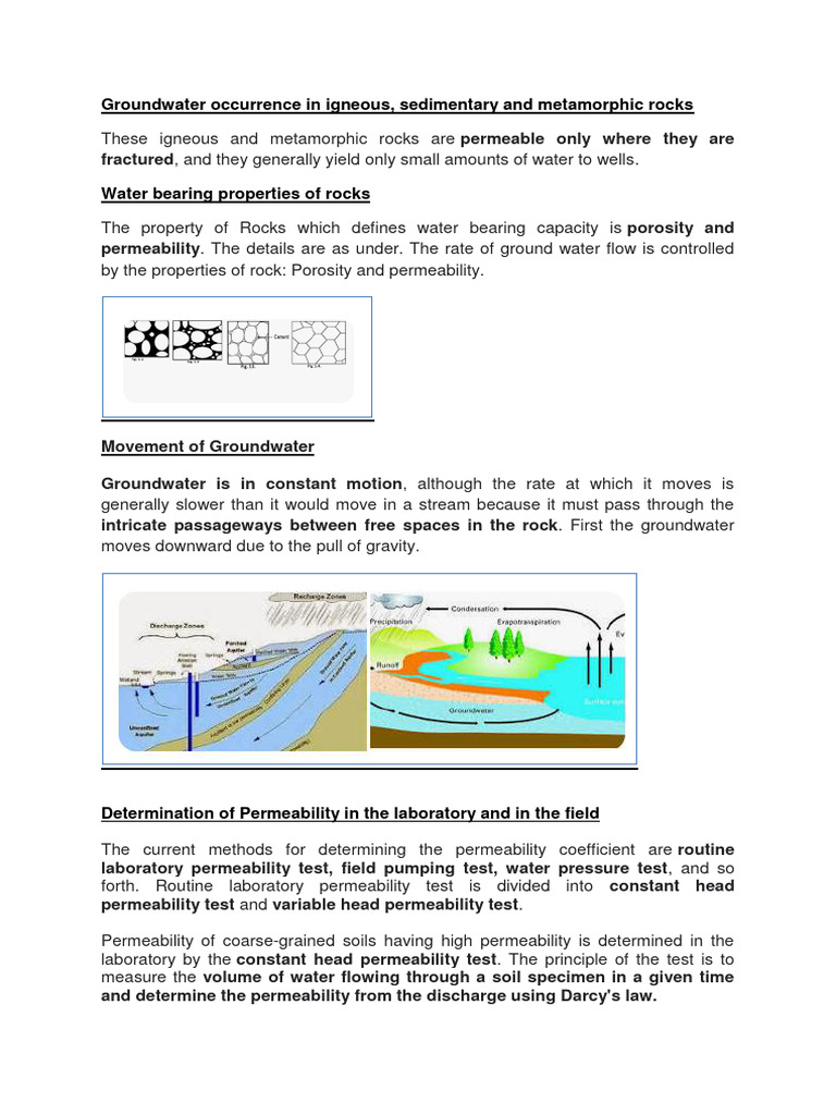 Unit 1 | PDF | Permeability (Earth Sciences) | Continuum Mechanics