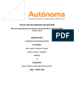 Informe Comercio Internacional