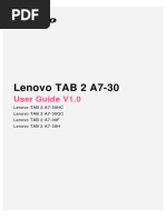 Lenovo Tab 2 A7-30 - User Guide