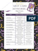 Elementually Tarot Card Keywords