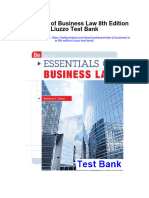 Essentials of Business Law 8th Edition Liuzzo Test Bank