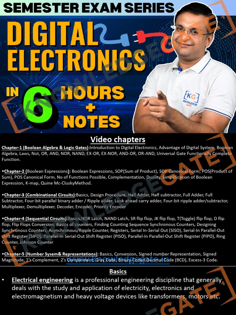 DLD in 5 Hours | PDF | Digital Signal | Logic Gate