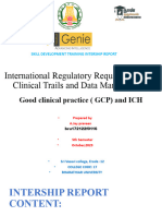 International Regulatory Requirements On Clinical Trails and Data Management